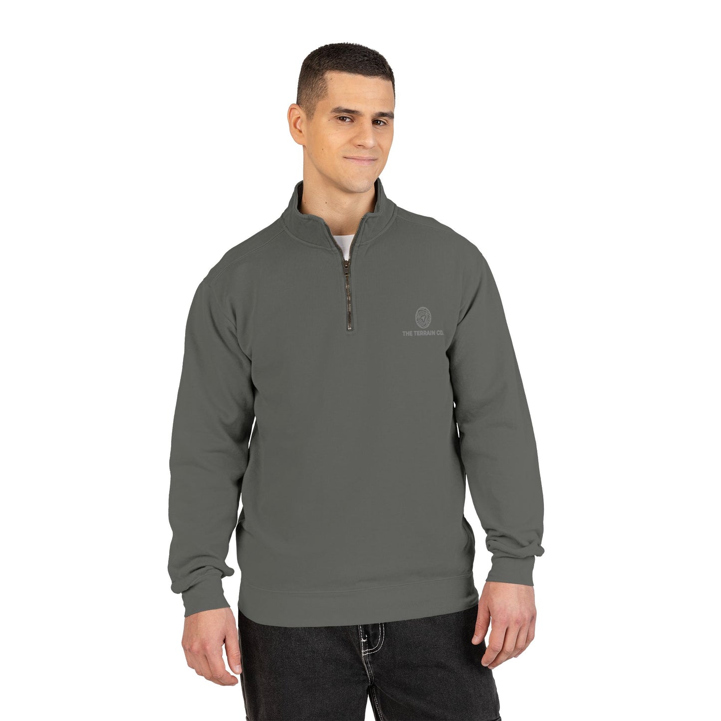 Outdoors Quarter-Zip Sweatshirt — Rugged Adventure-Ready Pullover